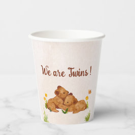 Twins Baby Dusche Geschlechtsneutrale Papierbecher