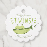 Twins Baby Dusche Zwei Erbsen in einem Pod Gefalle
