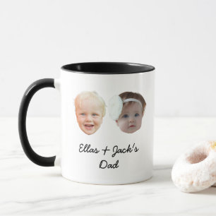 Twins Baby Gesicht Personalisierte Geschenke für V Tasse