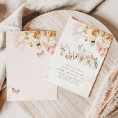 TWINS Baby Shower Einladung, Garden Baby Dusche Einladung