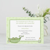 Twins Baby Shower Einladungen (Stehend Vorderseite)