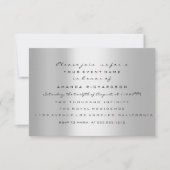 Twins Baby Shower Feet Glitzer Blue Boys Gray Einladung (Vorderseite)