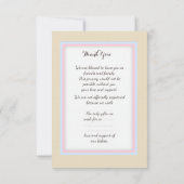 Twins Baby Shower (Jen) Einladung (Rückseite)