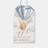 Twins Bearly Wait Teddy Bear Pop It When She Pops Geschenkanhänger (Vorderseite)