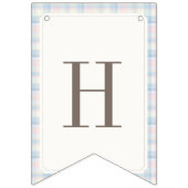 Twins Beary First Happy Birthday Wimpelkette (Zweite Fahne)