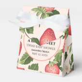 TWINS Berry Sweet Strawberry Baby Dusche Geschenkschachtel (Vorderseite)