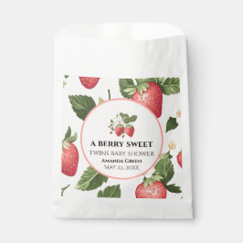 TWINS Berry Sweet Strawberry Baby Dusche Geschenktütchen