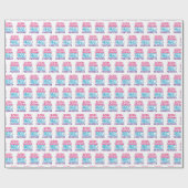 Twins Best Friends Forever - Junge und Mädchen Geschenkpapier (Flach)