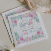 Twins Boy and Girl Baby Shower Dekoration Serviette