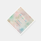 Twins Boy and Girl Dusche Regenschirm Serviette (Ecke)