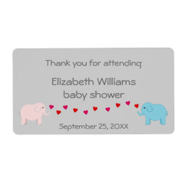 Twins Boy and Girl Elefanten Wasser Flasche Gefall