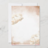 Twins Boys Brown Bear Baby Dusche Einladung (Rückseite)