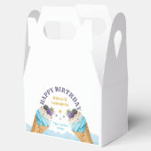 Twins Boys's Ice Cream Birthday Party Gefälligkeit Geschenkschachtel (Geöffnet)