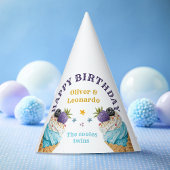 Twins Boys's Ice Cream Birthday Party Gefälligkeit Partyhütchen