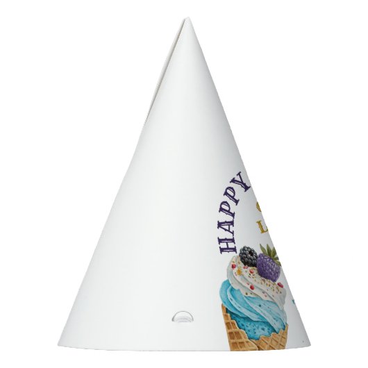 Twins Boys's Ice Cream Birthday Party Gefälligkeit Partyhütchen (Links)