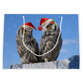 Twins Christmas Große Geschenktasche Geschenktüte (Vorderseite)