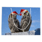 Twins Christmas Große Geschenktasche Geschenktüte (Rückseite)