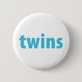 TWINS COLLECTION - Jungen {aqua} Button (Vorderseite)