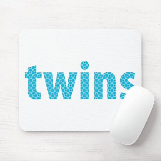 TWINS COLLECTION - Jungen {aqua} Mousepad (Mit Mouse)