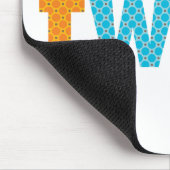 TWINS COLLECTION - Jungen {Orange + aqua} Mousepad (Ecke)