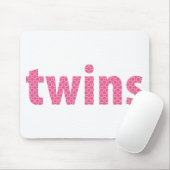 TWINS COLLECTION - Mädchen {pink} Mousepad (Mit Mouse)