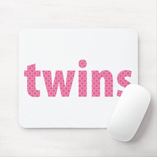 TWINS COLLECTION - Mädchen {pink} Mousepad (Mit Mouse)