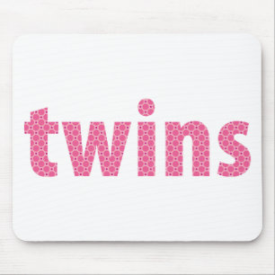 TWINS COLLECTION - Mädchen {pink} Mousepad
