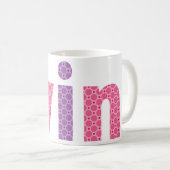 TWINS COLLECTION - Mädchen {violett + rosa} Kaffeetasse (VorderseiteRechts)