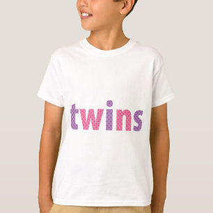 TWINS COLLECTION - Mädchen {violett + rosa} T-Shirt