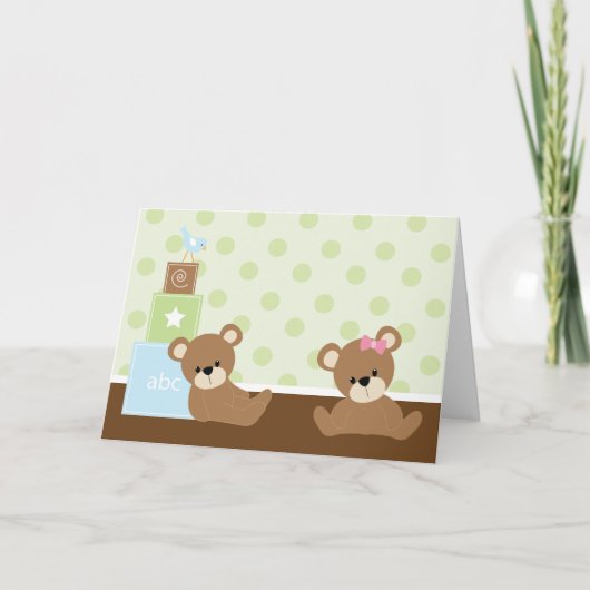 Twins Dankeskarte (Vorderseite)