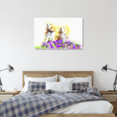 Twins Dogs Leinwanddruck (Insitu (Schlafzimmer))