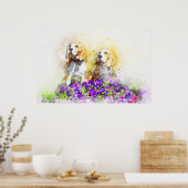 Twins Dogs Poster (Küche)