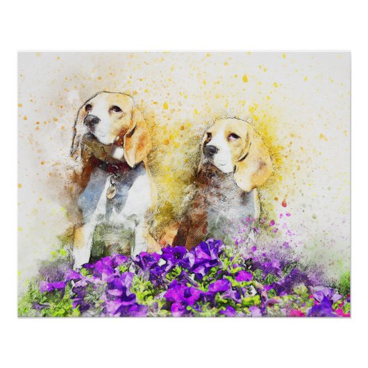 Twins Dogs Poster (Vorderseite)