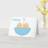 TWINS DOPPELT DIE LIEBE UND DOPPELT DEN FUN KARTE (Gelbe Blume)