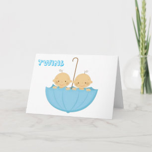 TWINS DOPPELT DIE LIEBE UND DOPPELT DEN FUN KARTE