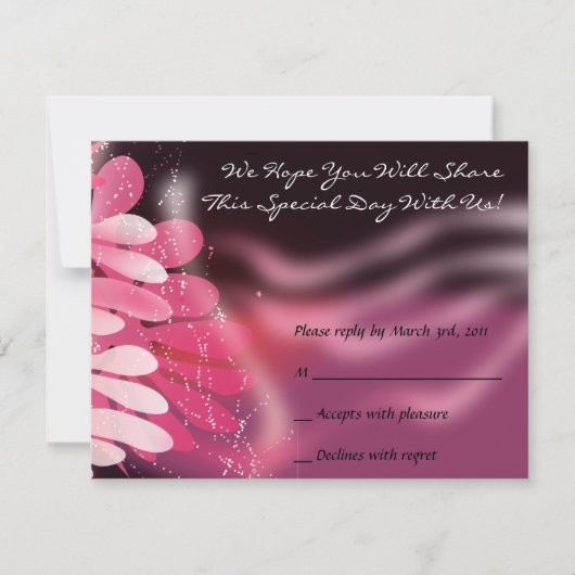 Twins Dove of Peace B'nai Mitzvah Bat Reply Card RSVP Karte (Vorderseite)