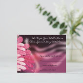 Twins Dove of Peace B'nai Mitzvah Bat Reply Card RSVP Karte (Stehend Vorderseite)