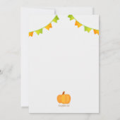 Twins erste Geburtstagsparty Einladung (Rückseite)