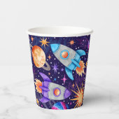 Twins Erste Reise um die Sonnenstrahlen Pappbecher (Rückseite)