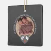 Twins Fehlwagenbaby Loss Memorial Stillgeborene Keramikornament (Links)