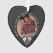 Twins Fehlwagenbaby Loss Memorial Stillgeborene Ornament (Vorderseite)