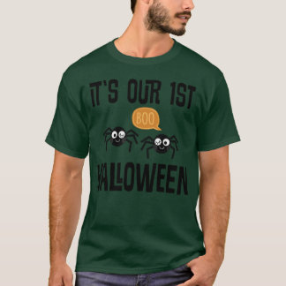 Twins First Halloween Familie T-Shirt