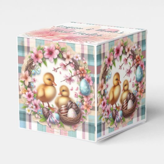 Twins First Oaster Party - Zwei Encklings Geschenkschachtel (Vorderseite)