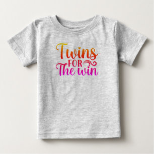 Twins für den Gewinn Baby T-shirt