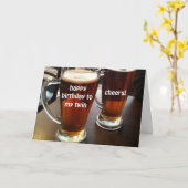 TWIN'S GEBURTSTAG KARTE (Gelbe Blume)