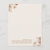 Twins gefüllt Bären Word Scramble Baby Shower Game (Rückseite)