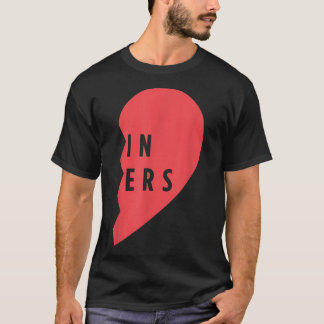 Twins Gift - Zwei Schwestern Herz Matching Shirt S