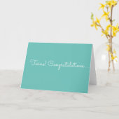 Twins Glückwünsche Karte (Gelbe Blume)