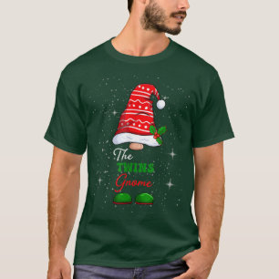 Twins Gnome Familie Matching Weihnachten Funny Paj T-Shirt