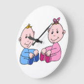 TWINS GROßE WANDUHR (Winkel)